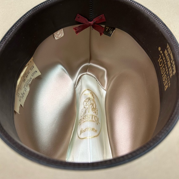 Vintage Resistol Self Conforming XXX Beaver Felt Cowboy Hat - Picture 11 of 16